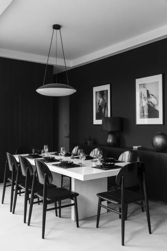 Black-and-White Minimalist Drama
