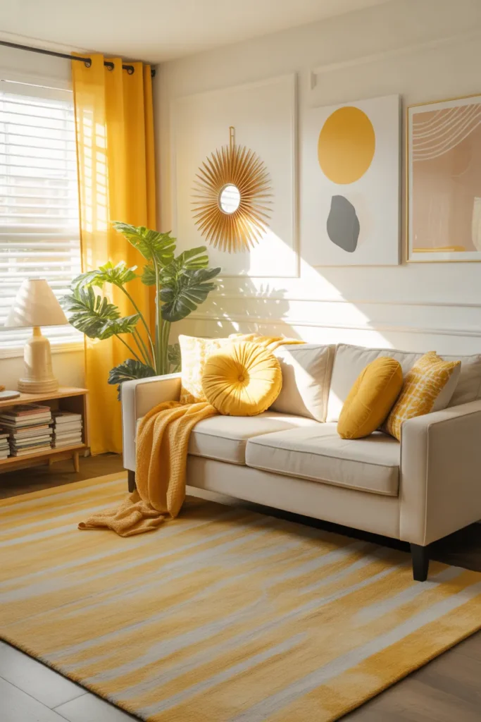 Cheerful Yellow Accents