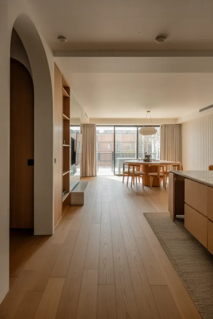 Consistent Flooring for Seamless Transition