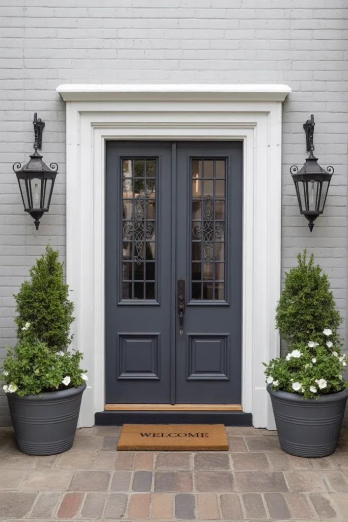 Elegant Entry with Symmetrical Design