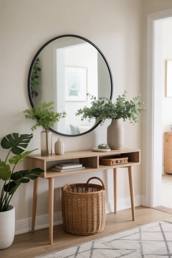 Entry with a Large Statement Mirror