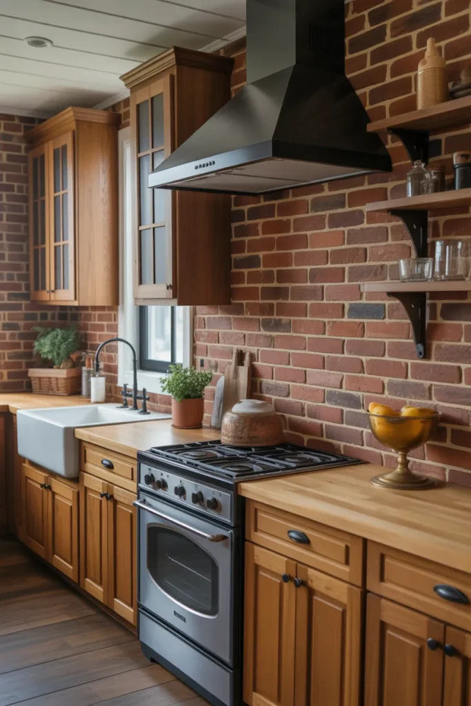 Exposed Brick Accents