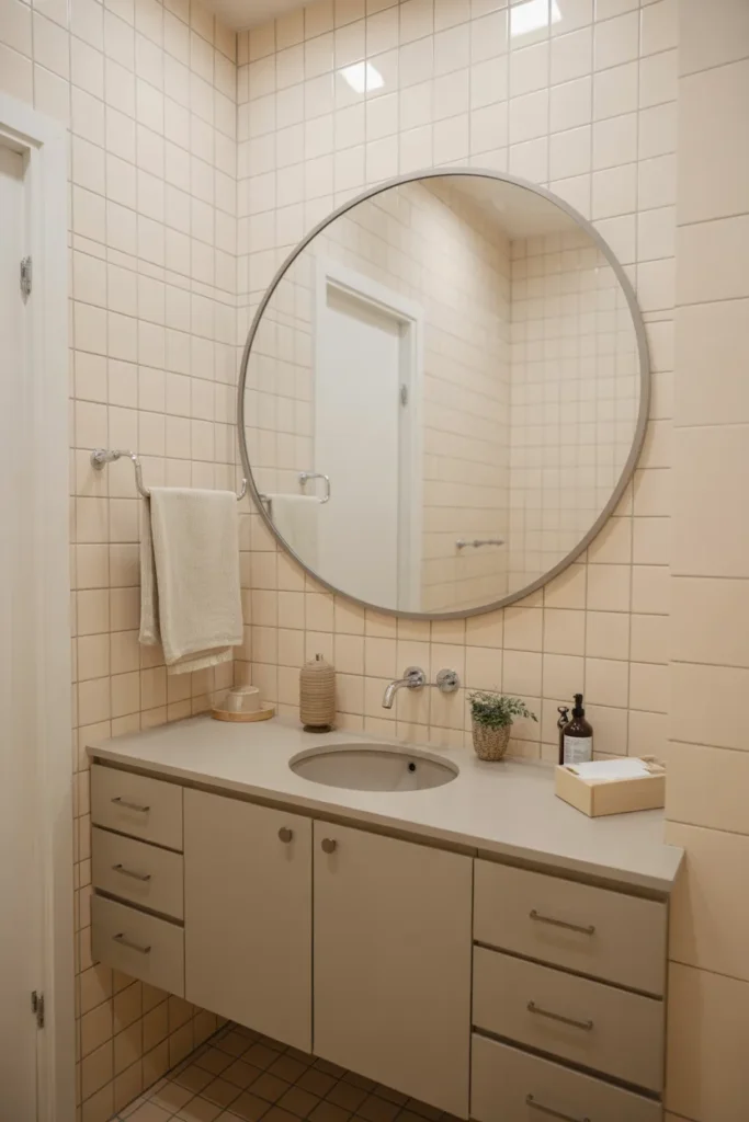 Large Round Mirrors