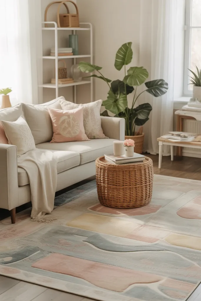 Layered Light Rugs