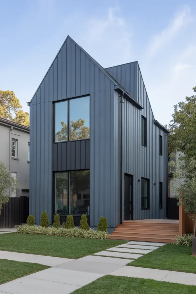  Modern Dark Blue with Black Trim