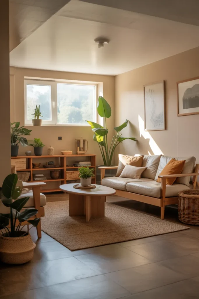  Nature-Inspired Basement Retreat