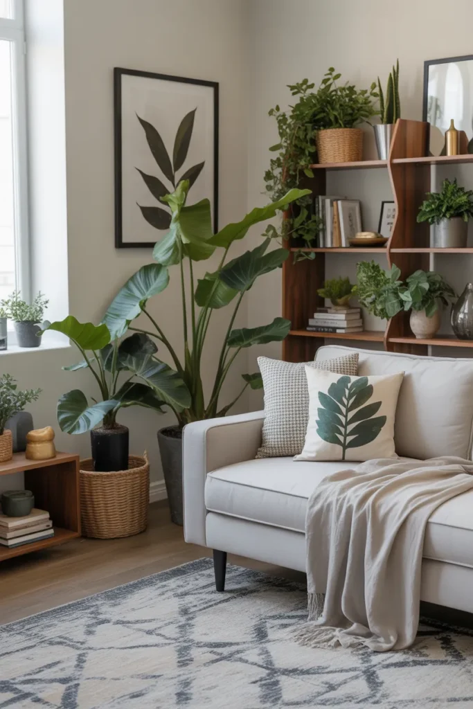 Pops of Fresh Greenery