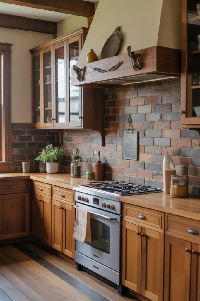 Rustic Slate Backsplash