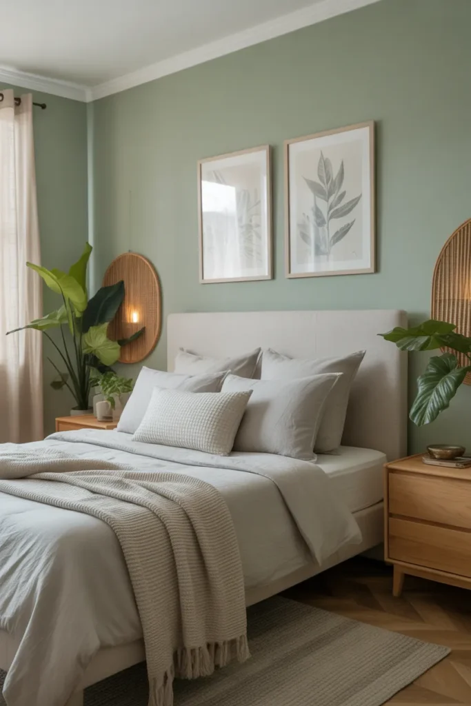Sage Green & Light Gray