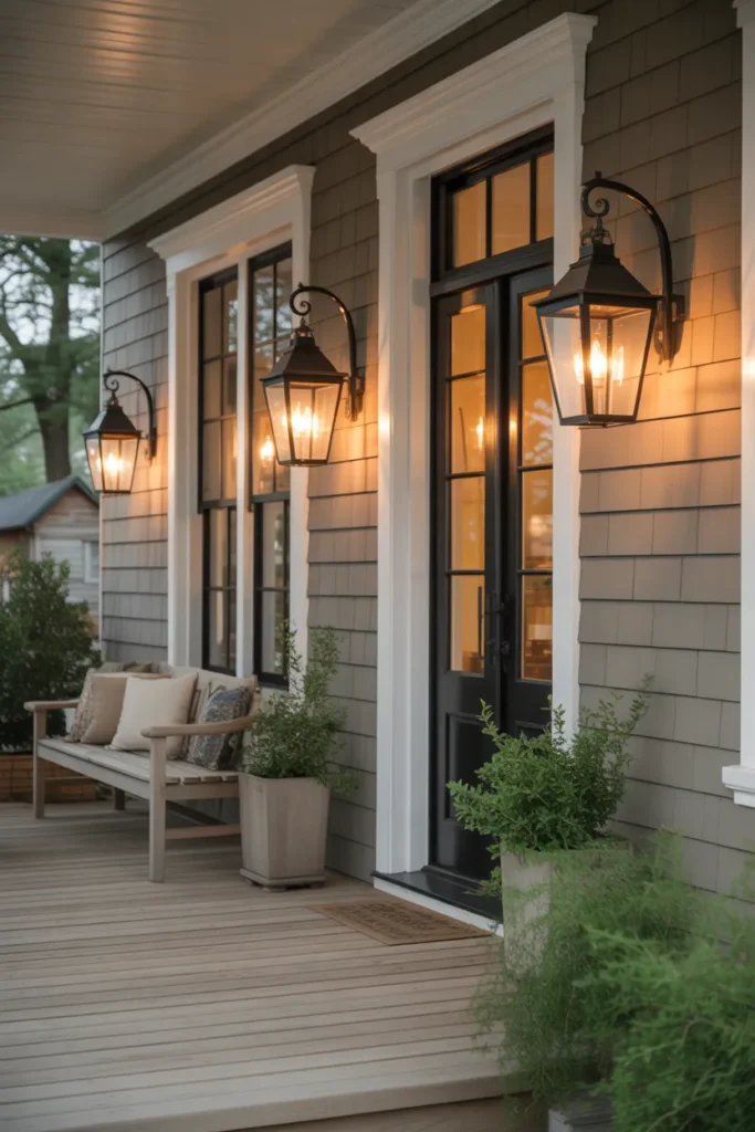 Welcoming Glow with Lantern Lighting