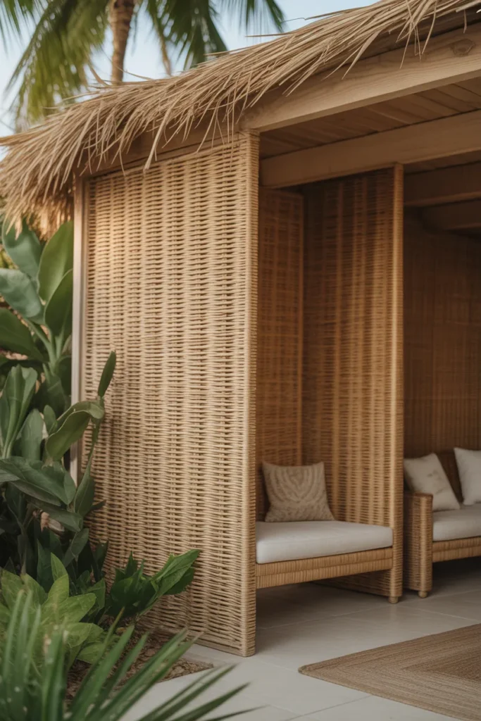 Woven Reed or Cane Walls