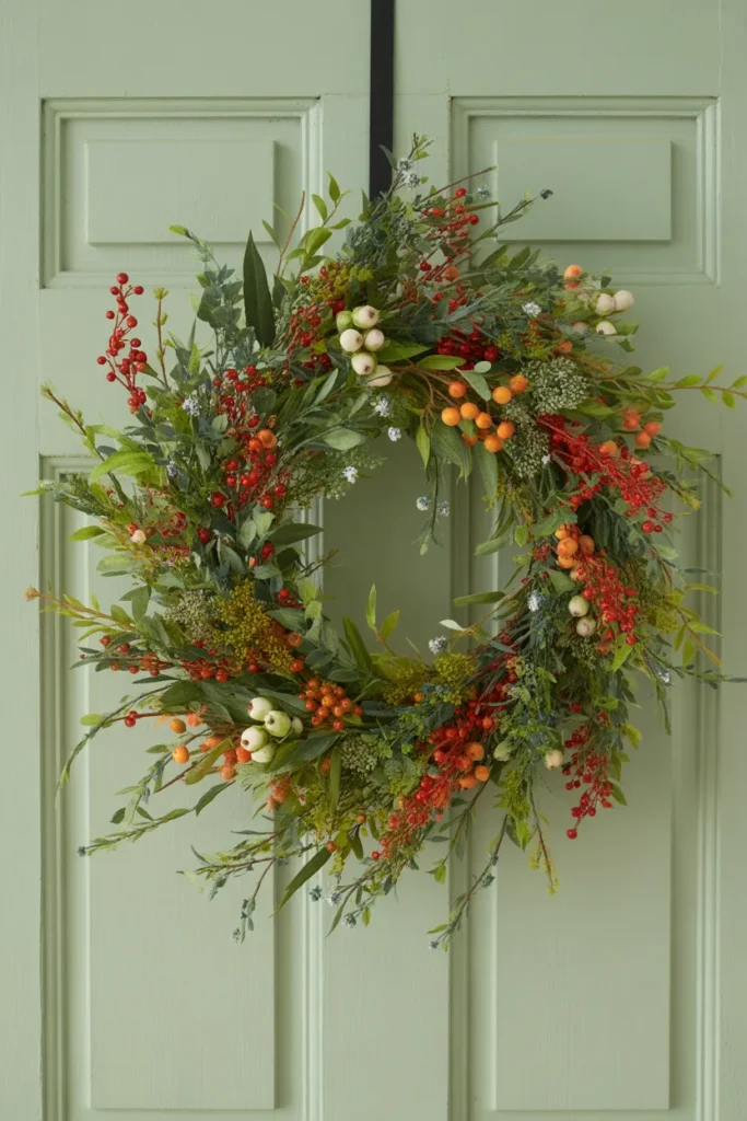 Berry and Greenery Wreath
