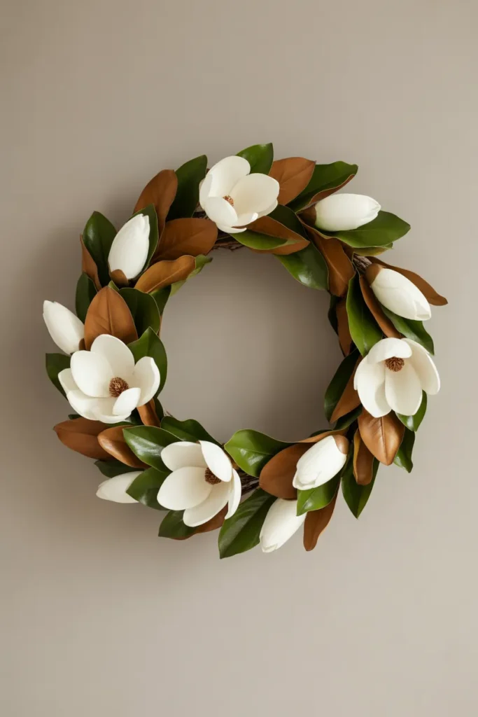 Magnolia Blossom Wreath