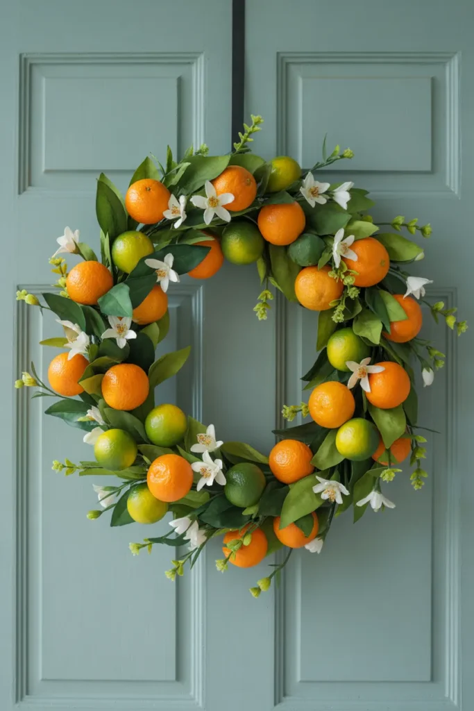 Citrus Blossom Wreath