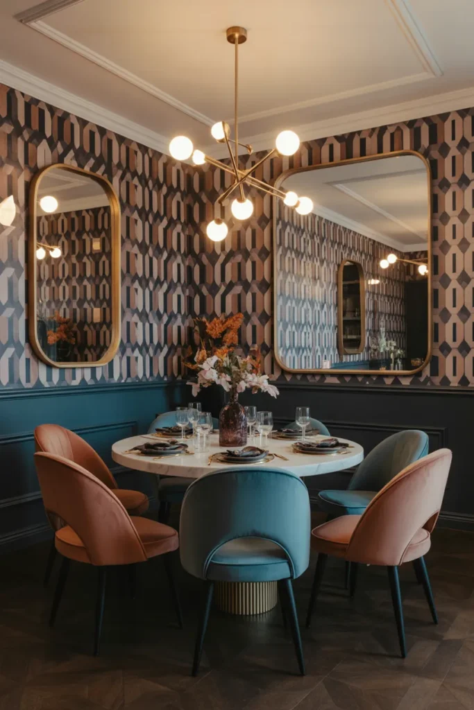  Art Deco Inspired Dining Room