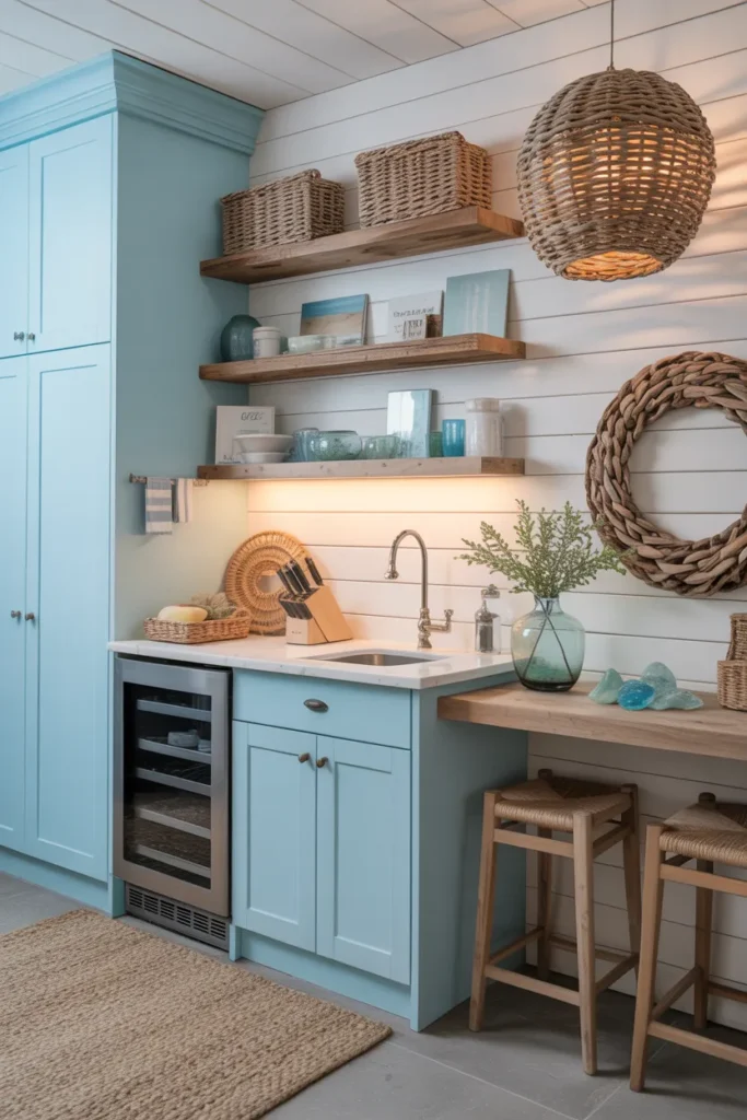 Beach-Inspired Kitchenette