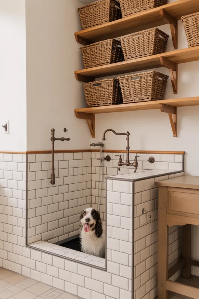  Built-In Pet Washing Station