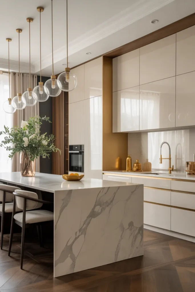 Contemporary Luxe Kitchen Aesthetic