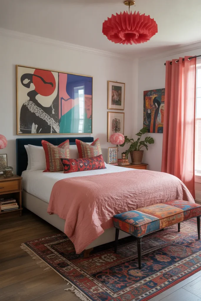 Eclectic Guest Bedroom Full of Personality