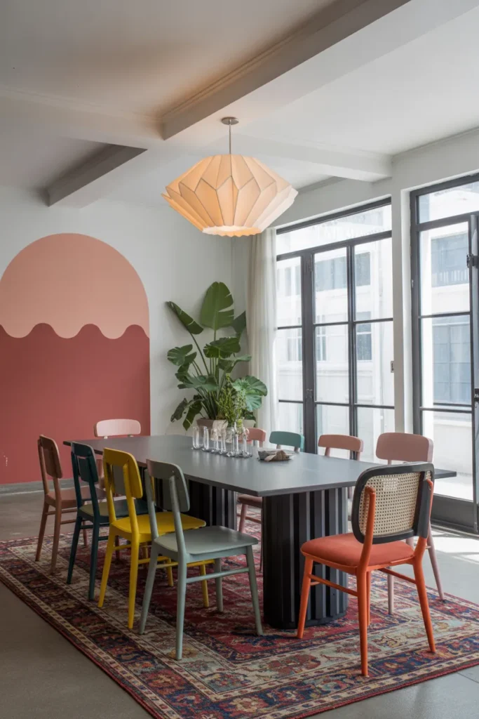 Eclectic Modern Dining Room