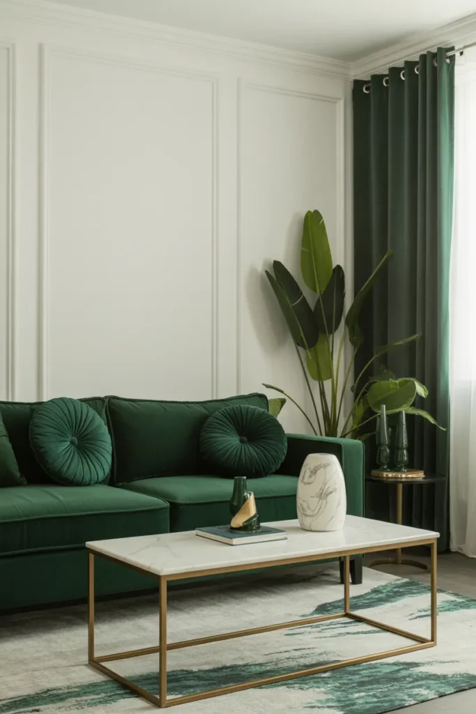 Emerald Accents for a Luxe Look