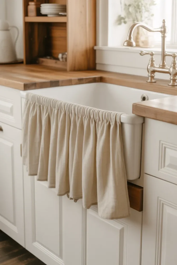 Farmhouse Sink with Skirted Base
