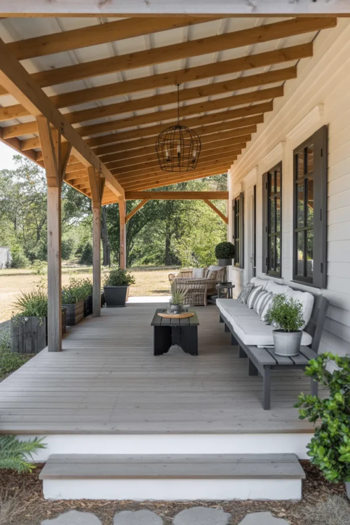 Farmhouse with Covered Front Porch