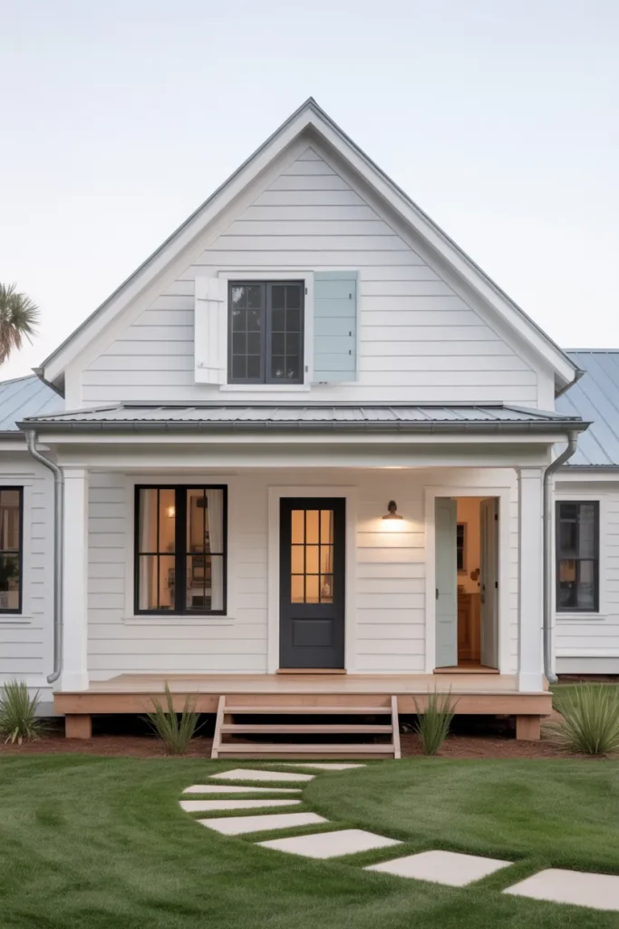 Farmhouse with Shiplap Siding