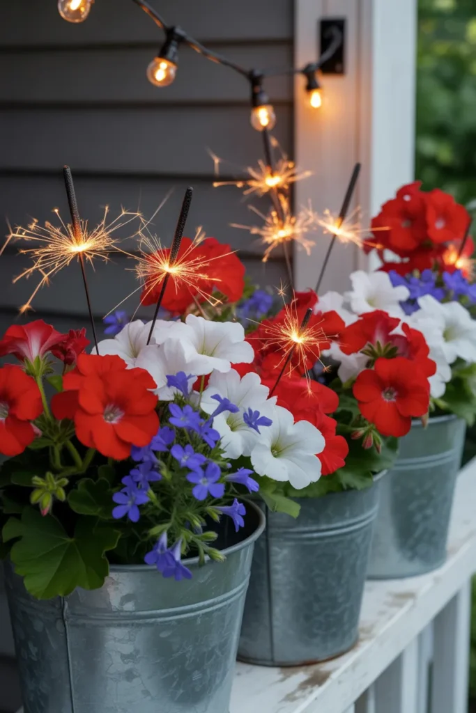 Firecracker Flower Display