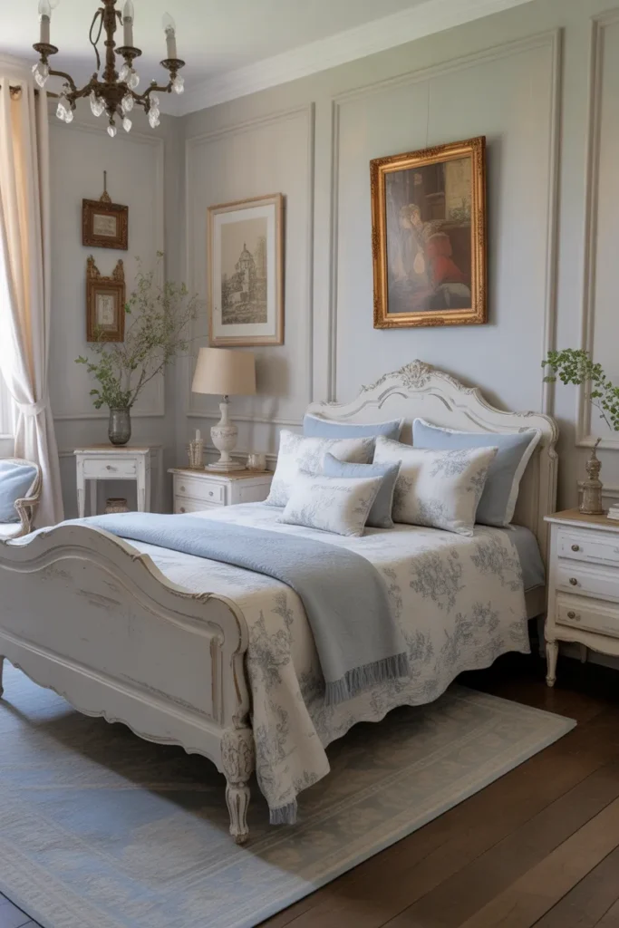 French Country Guest Bedroom Elegance