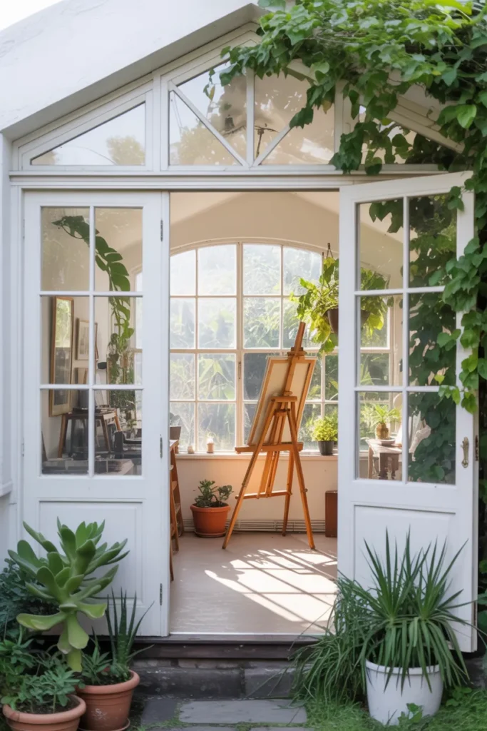 Garden Studio with Artistic Flair