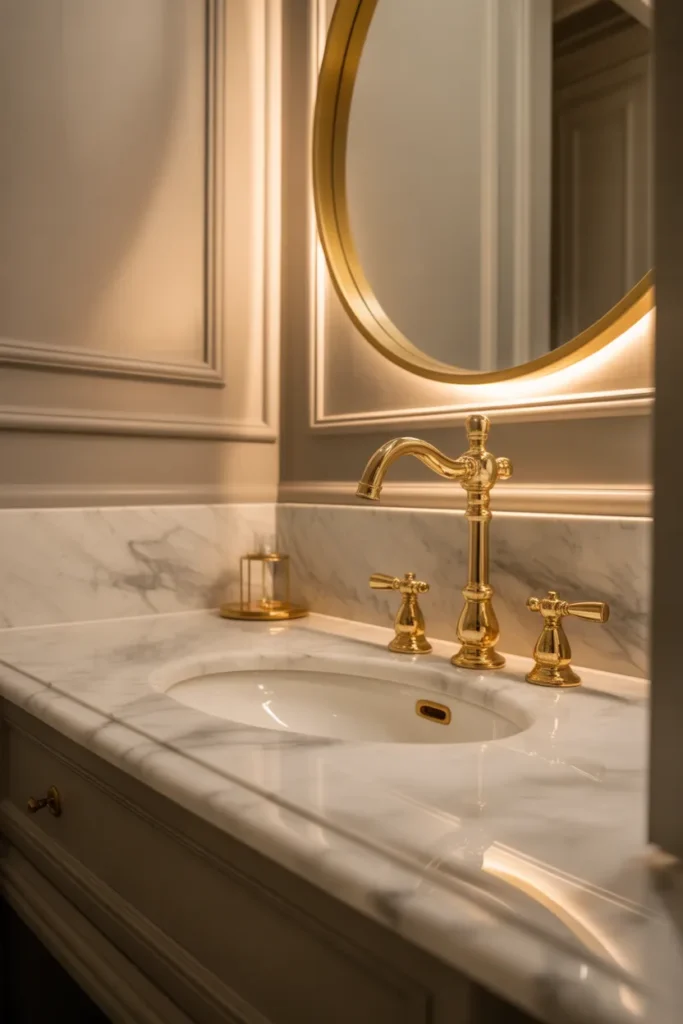 Gold Accents Glam