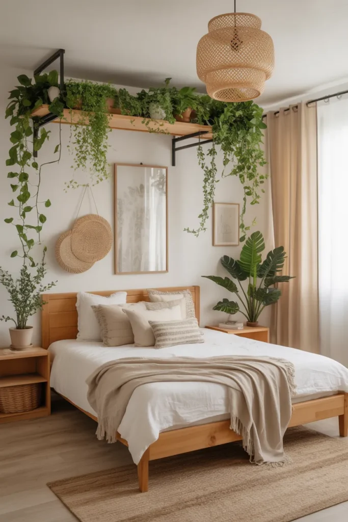 Greenery and Rattan Accents