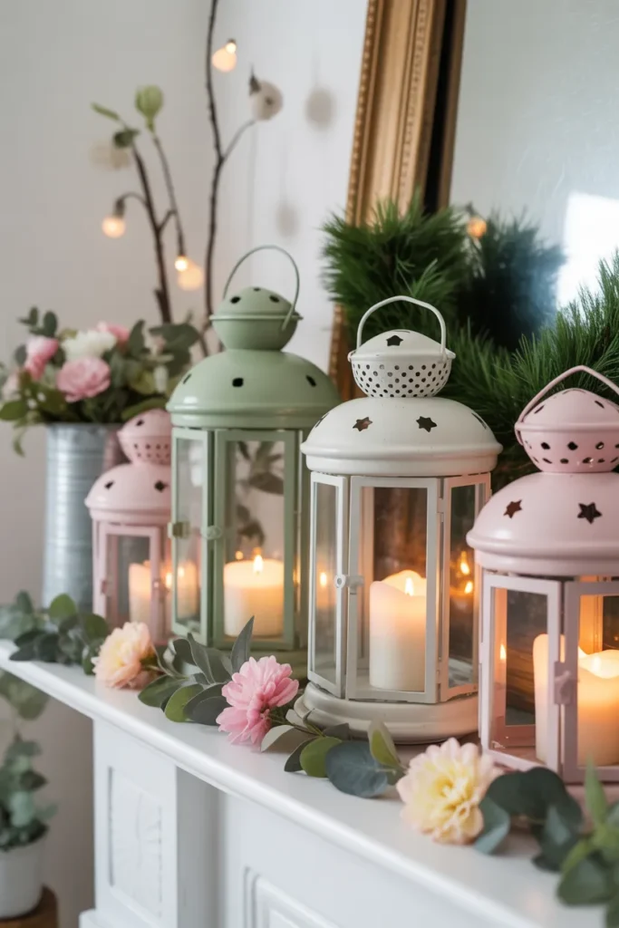 Lanterns with Seasonal Accents