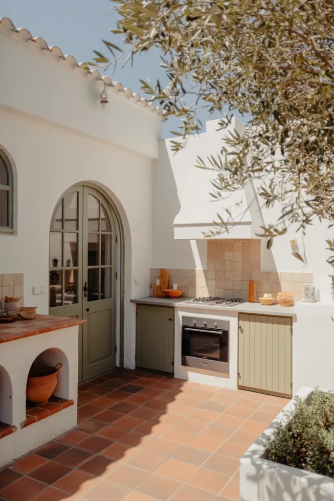 Mediterranean Solarium Kitchen