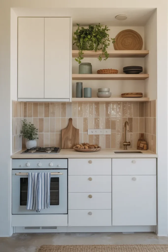 Minimal Coastal Kitchenette