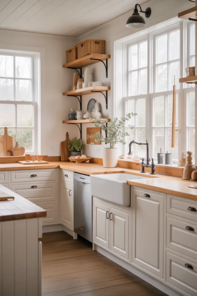 Modern Farmhouse Kitchen Aesthetic