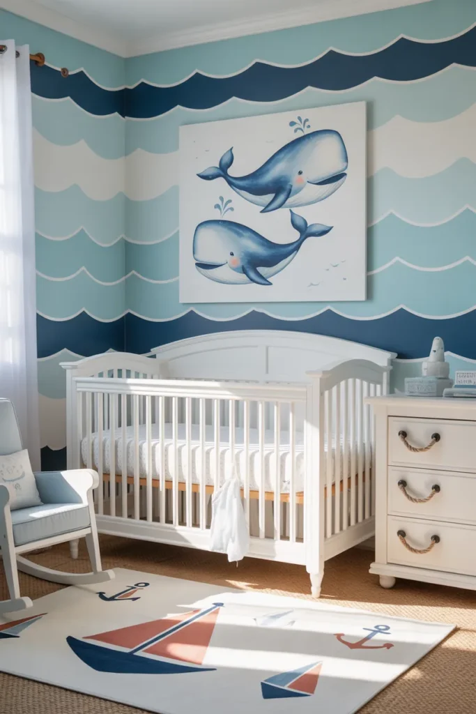 Nautical Whale Nursery
