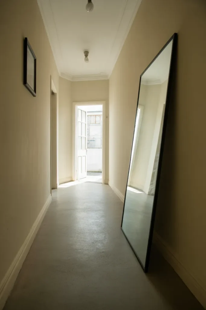Oversized Mirror for an Expansive Feel