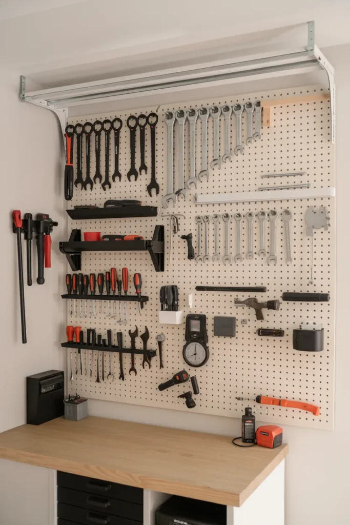 Pegboard Tool Wall