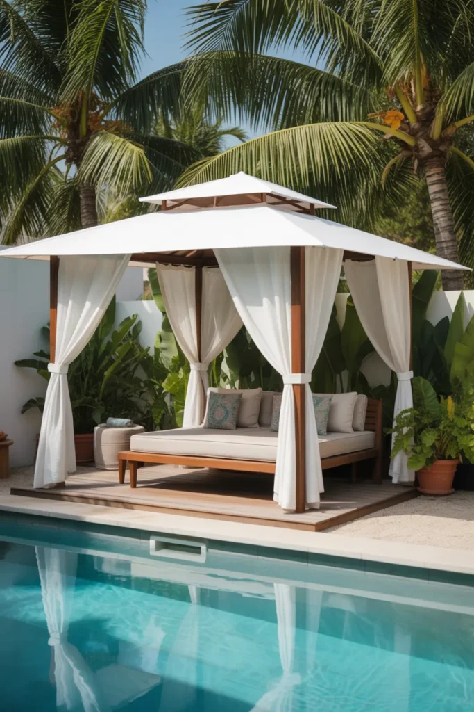  Poolside Gazebo for Resort Vibes
