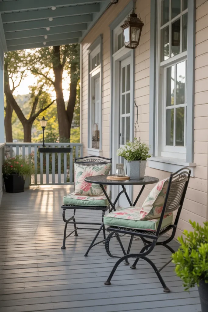 Porch with Vintage Flair