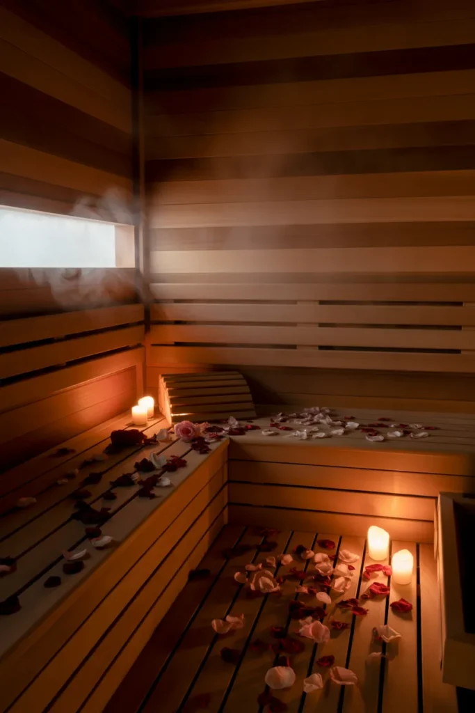 Romantic Candlelight Sauna
