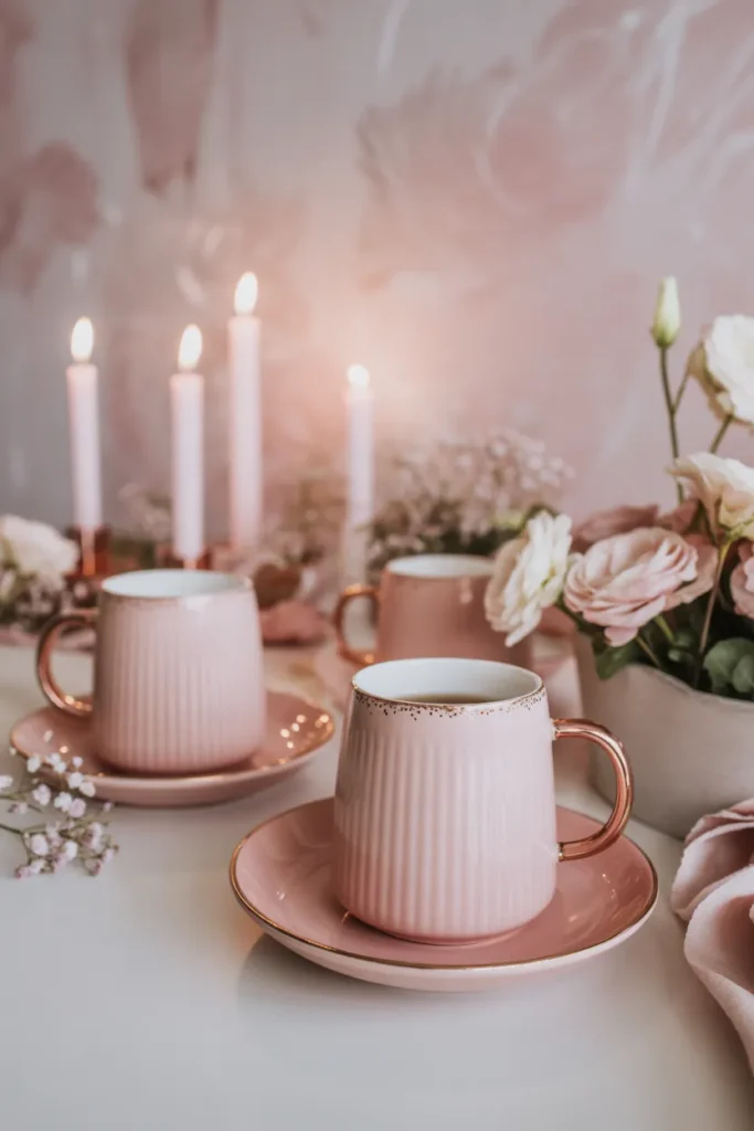 Romantic Pink Coffee Bar