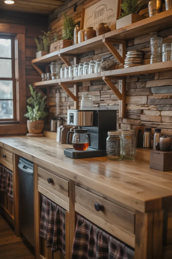 Rustic Cabin Coffee Bar