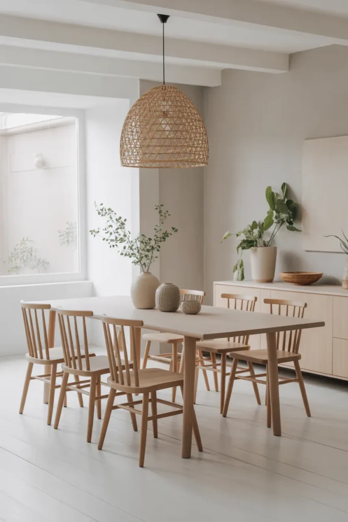 Scandinavian Chic Dining Room
