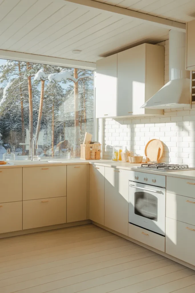 Scandinavian Glass Solarium Kitchen