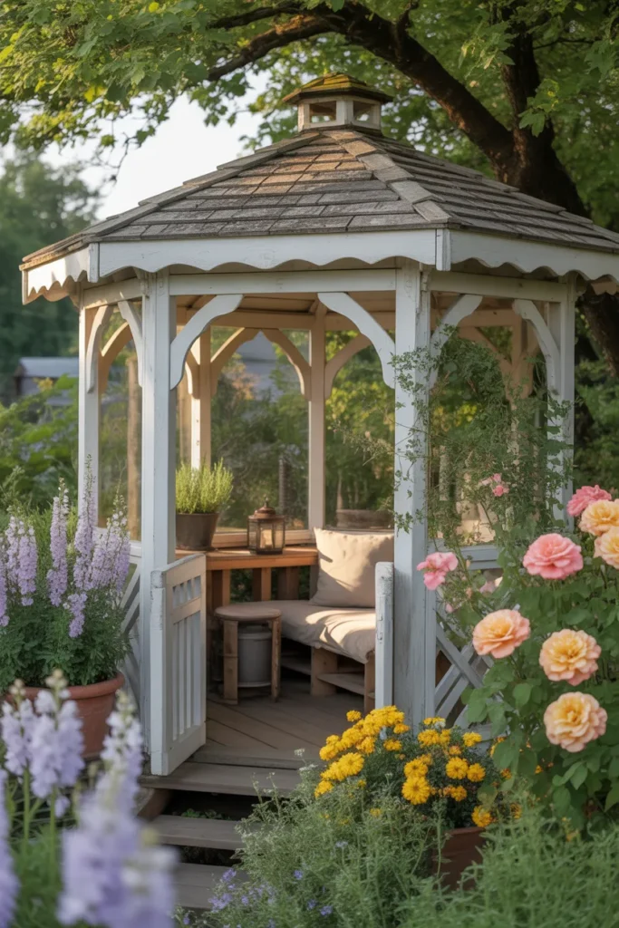 Small Corner Gazebo for Compact Spaces