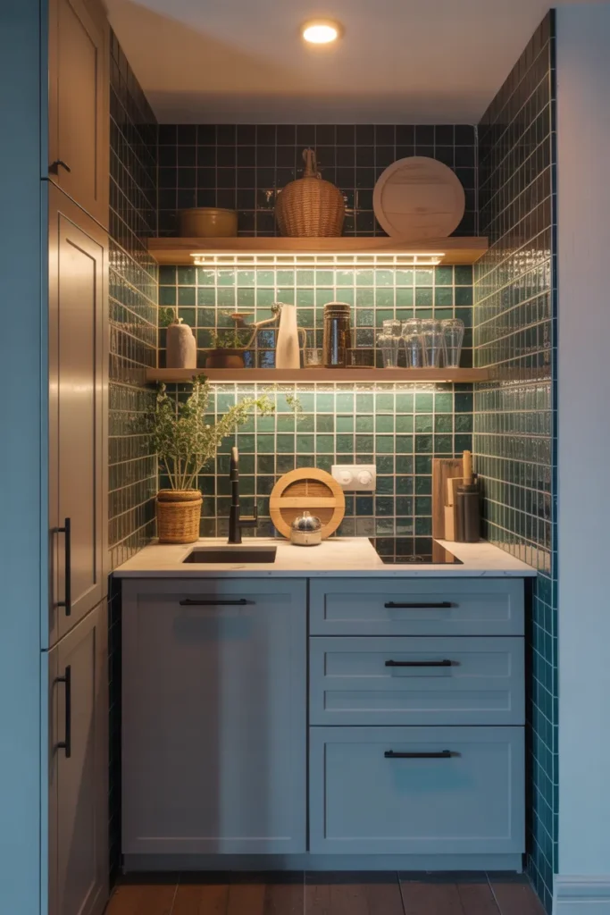 Small but Chic Kitchenette