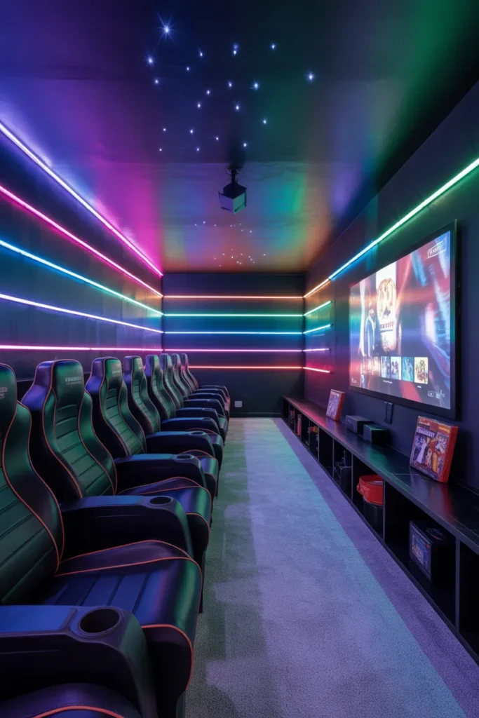 Teen Hangout Movie Room